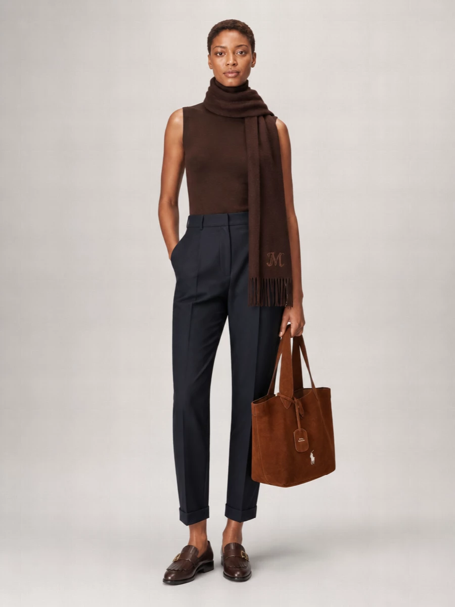 Polo Ralph Lauren Wool Fine-Knit Sleeveless Turtleneck Sweater