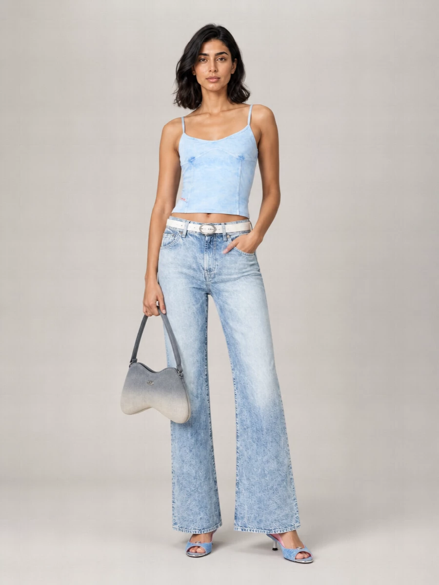 Diesel Play Denim Shoulder Bag