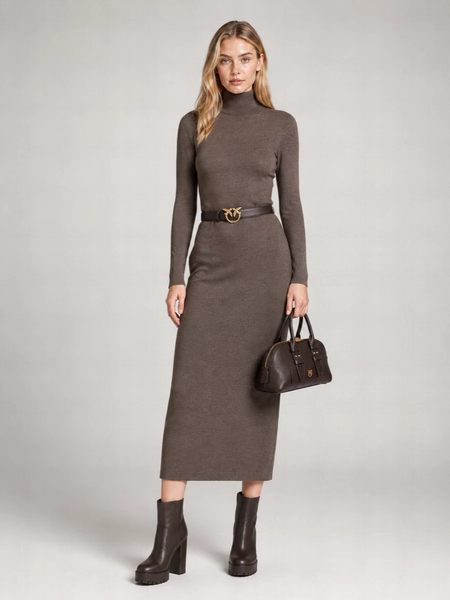 Pinko Love Bag Sheep Leather Shoulder Bag