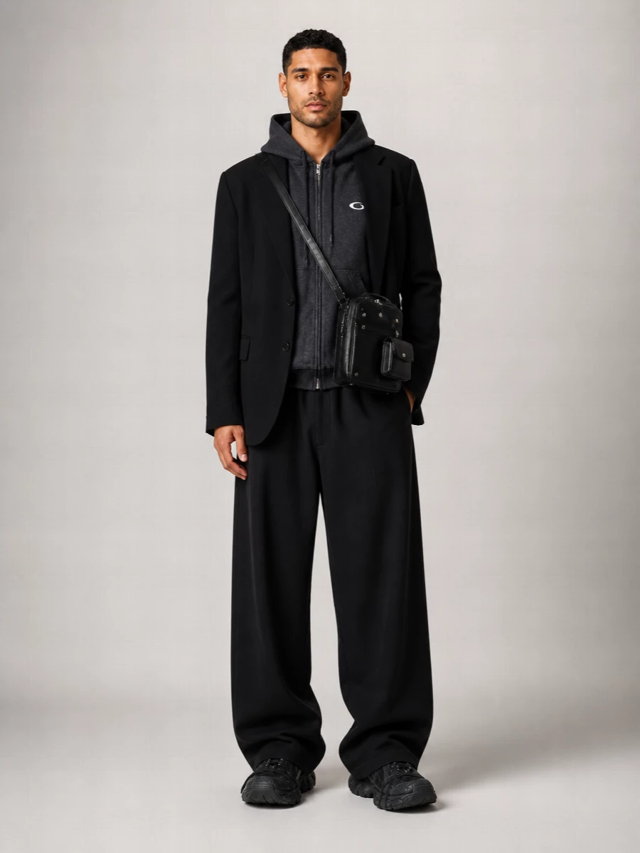 Balenciaga Single-Breasted Coat