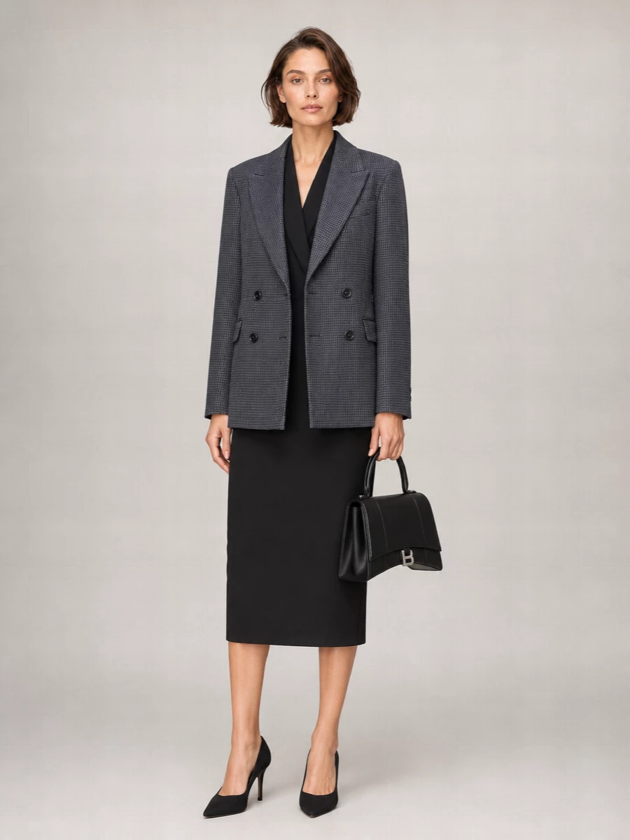 Balenciaga wool double-breasted blazer