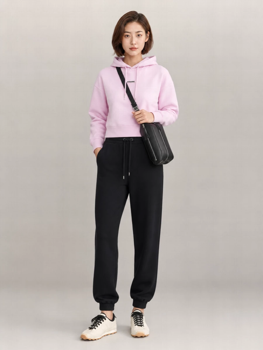 Jacquemus Cropped Cotton Hoodie