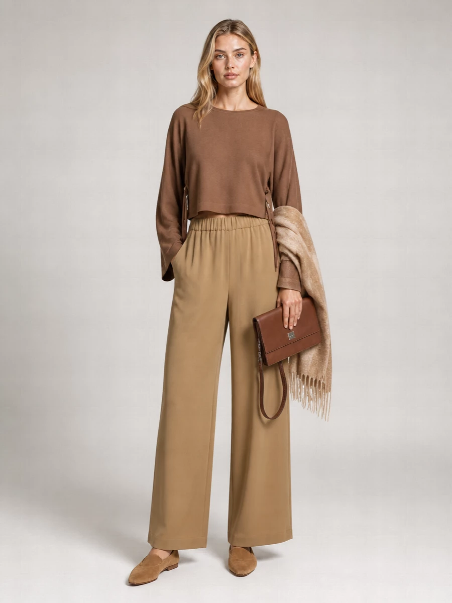 Max Mara Virgin Wool Oversized Crewneck Sweater