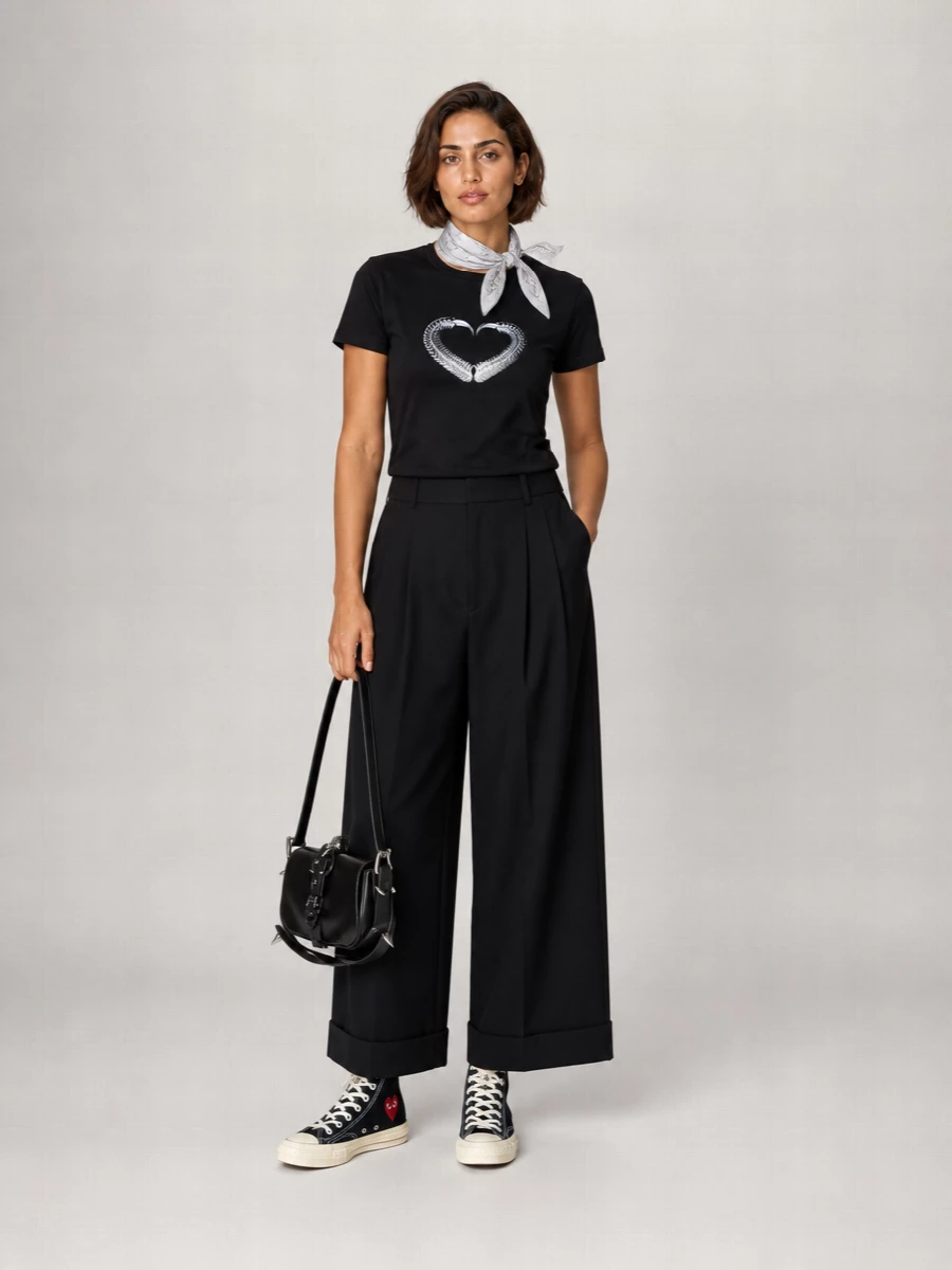 Comme Des Garçons Play Canvas High-Top Sneakers