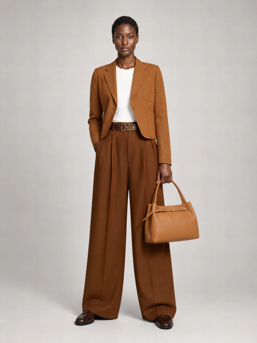 Tod's T Timeless Small Leather Shoulder Bag