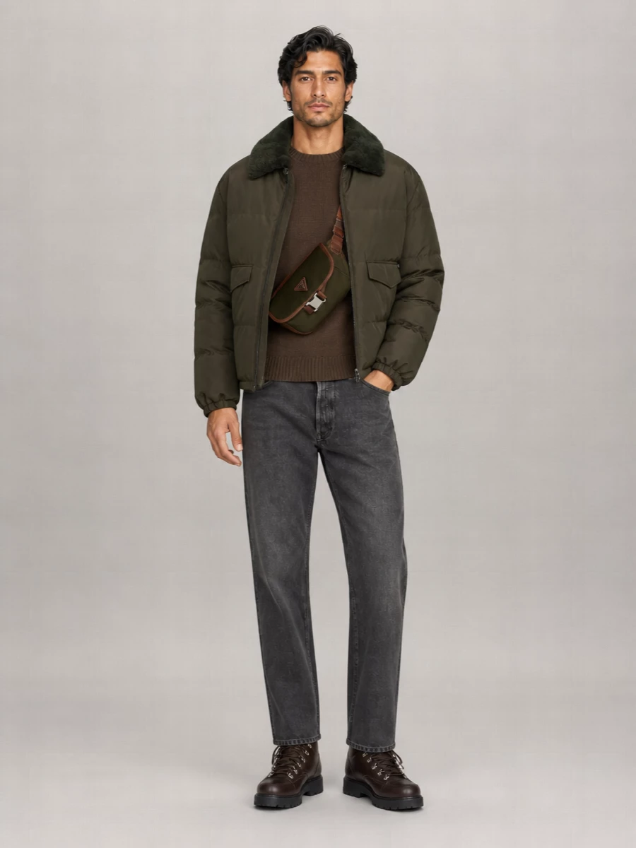 Prada down puffer jacket