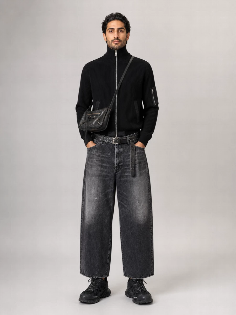 Balenciaga Lamb Leather Small Crossbody Bag