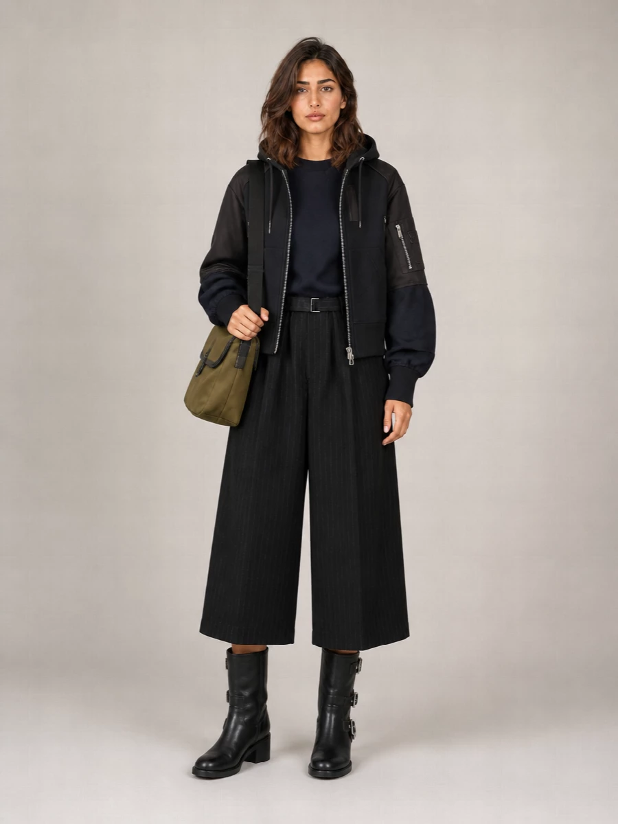 Sacai Two-Tone Bomber Jacket