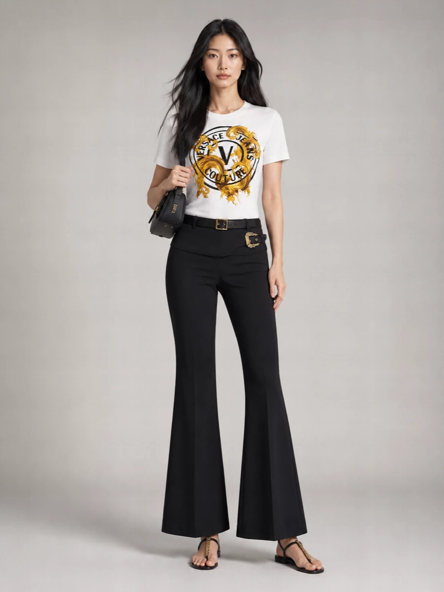 Versace Jeans Couture Logo-Print T-Shirt