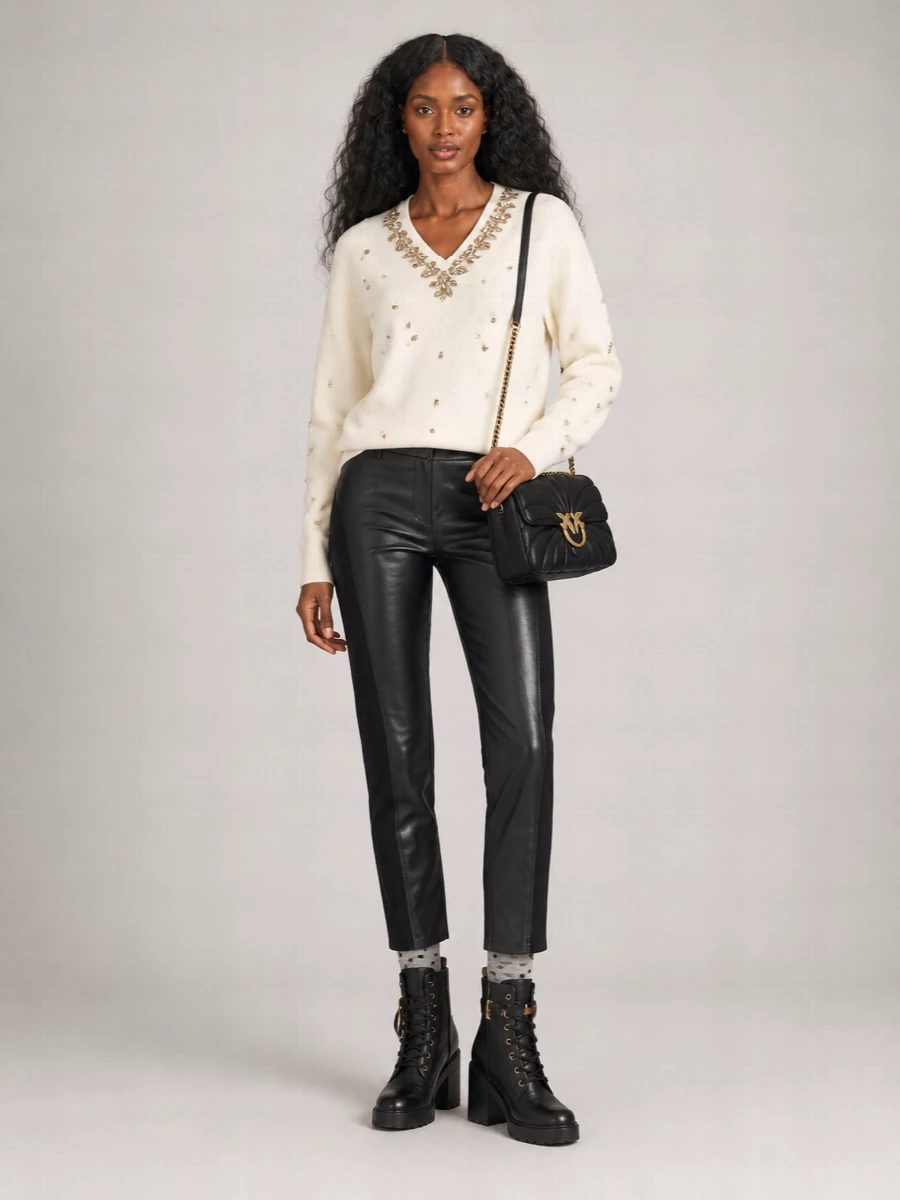 Pinko Cashmere Wool Sweatshirt