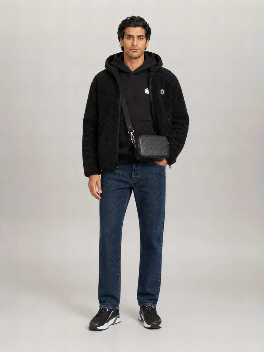 Kenzo Fleece Zip-Up Hoodie