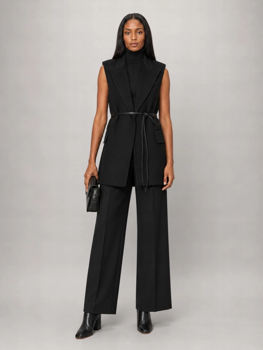 Sportmax Wool Single Breasted Coat