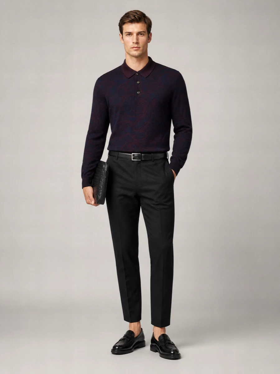 Etro Embroidered Cropped Trousers