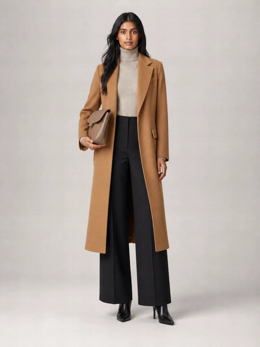 Isabel Marant Cashmere Blend Single Breasted Coat