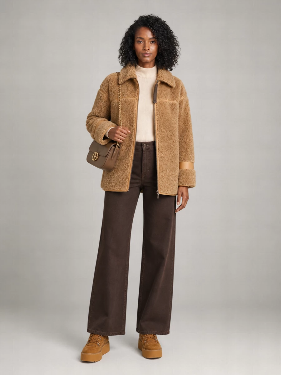 Pinko faux fur coat