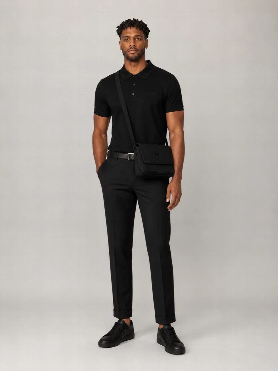 Balmain Logo Polo Shirt