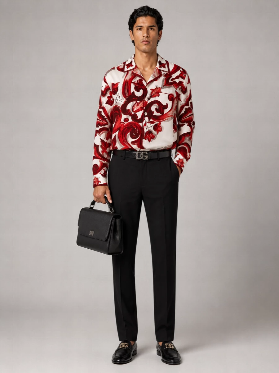 Dolce&Gabbana Silk Printed Shirt