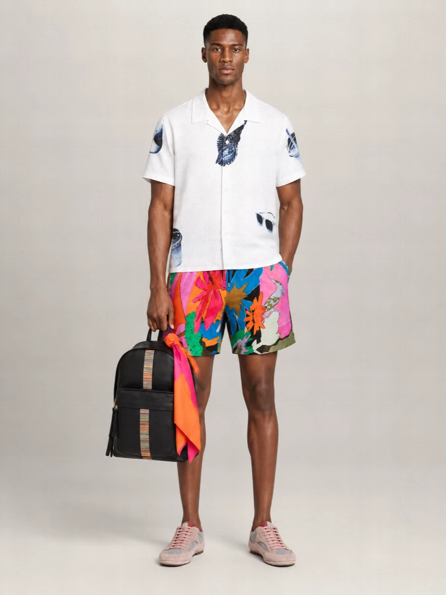 Paul Smith Floral-Print Swim Shorts