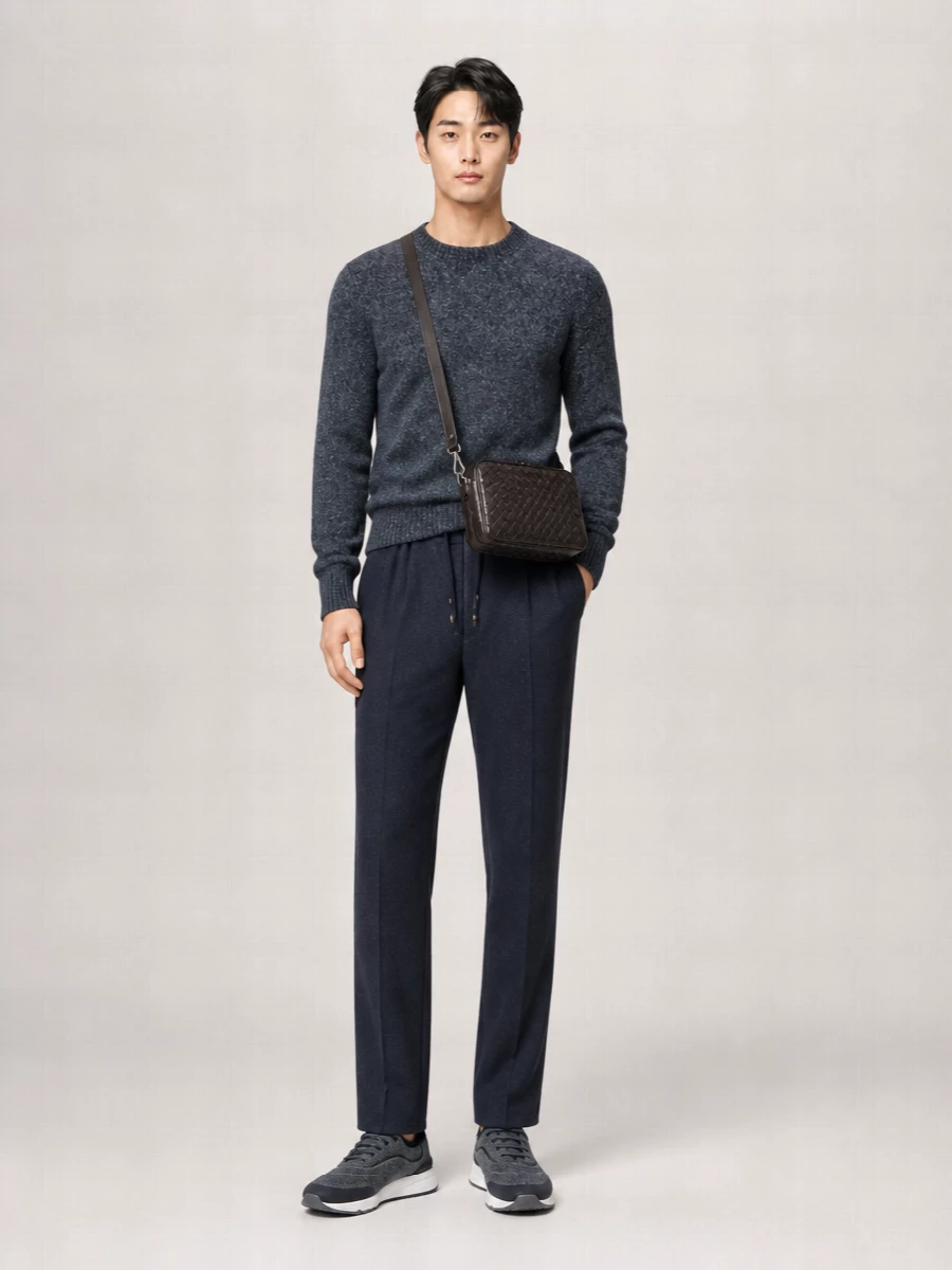 Brunello Cucinelli Cotton Knit Low-Top Sneakers