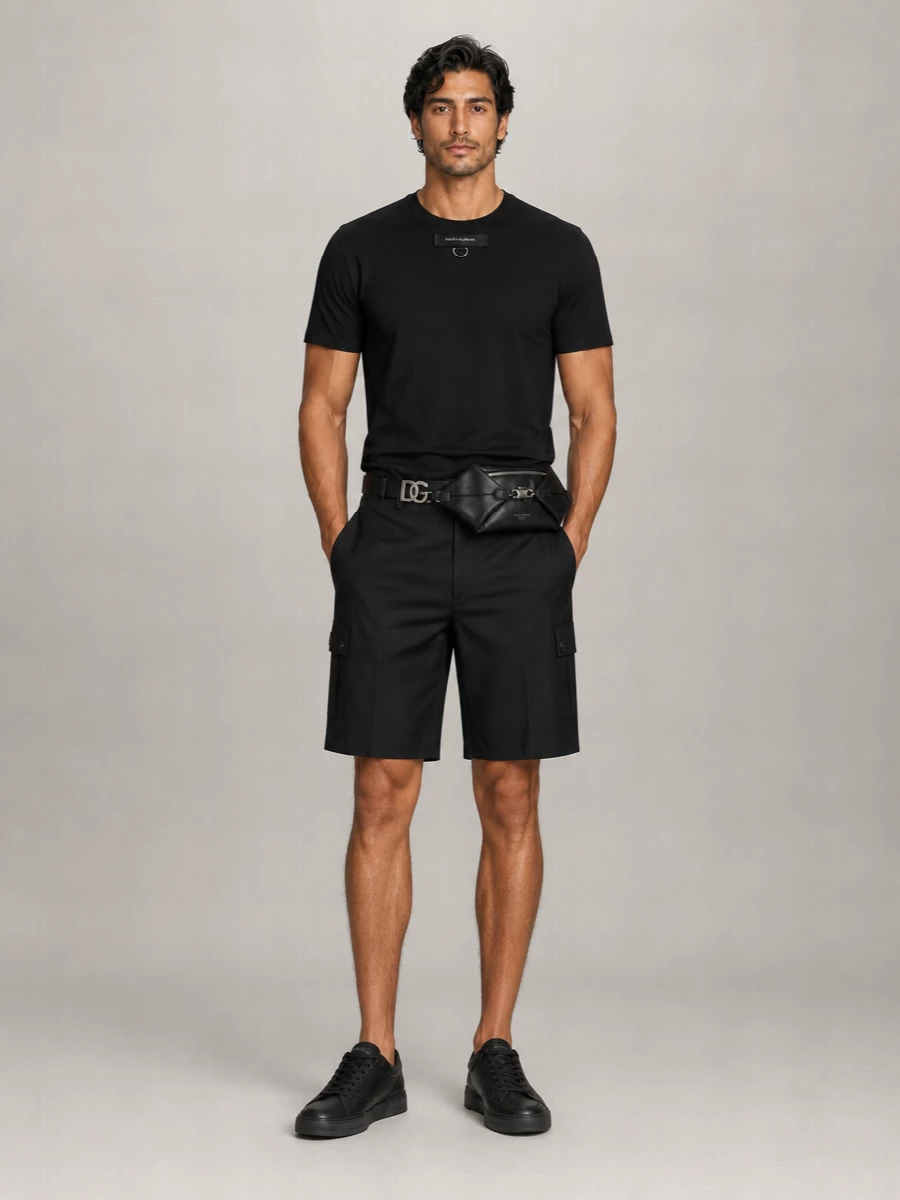 Dolce&Gabbana Cotton Cargo Shorts