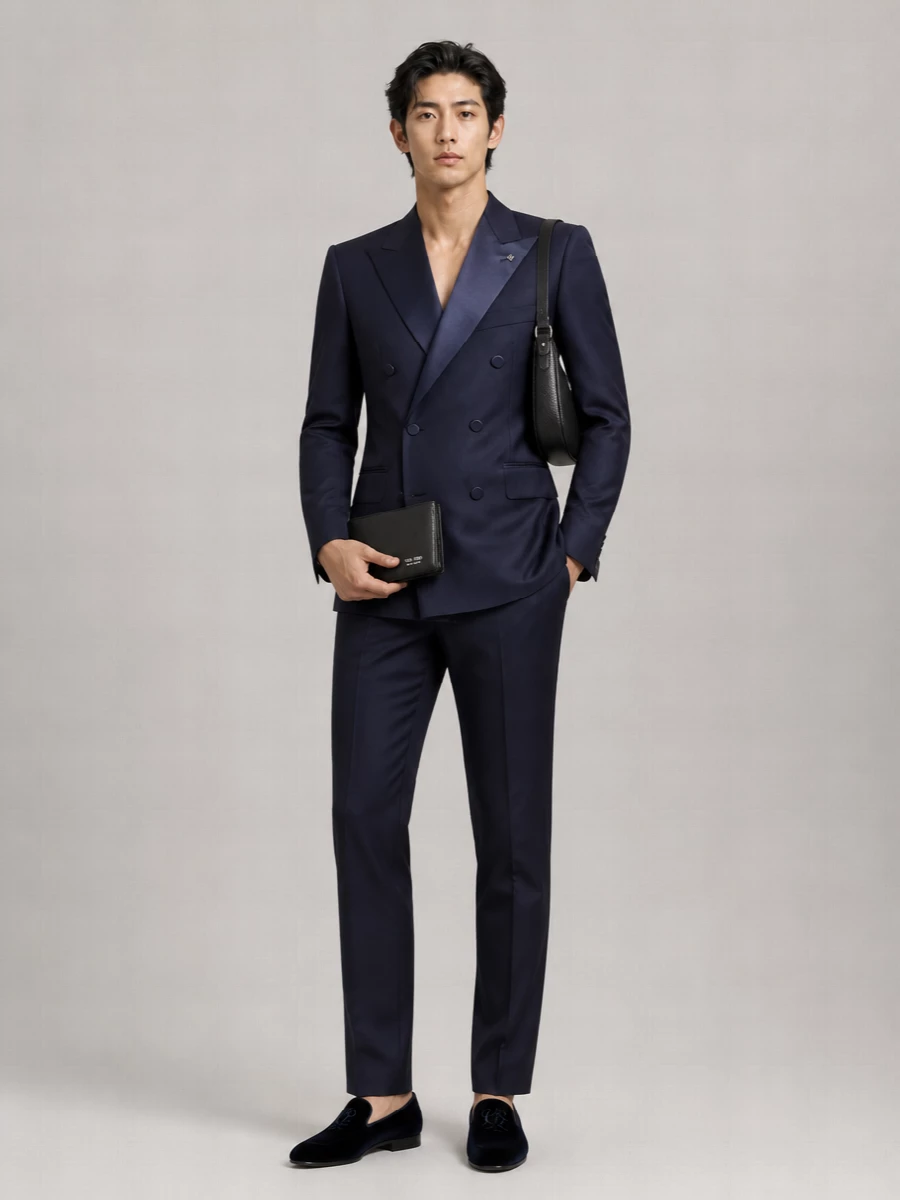 Giorgio Armani Velvet Loafers