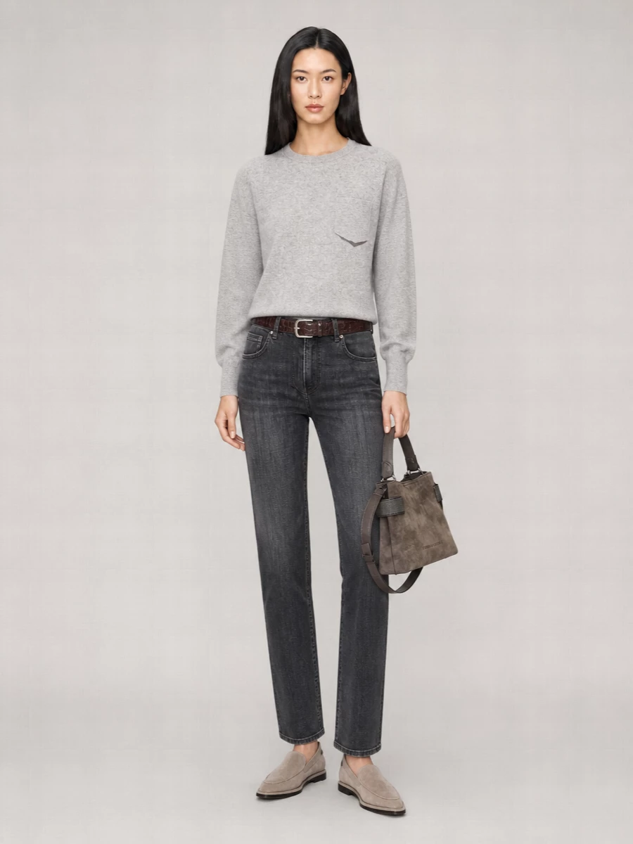 Brunello Cucinelli Denim Slim-Fit Straight-Leg Jeans