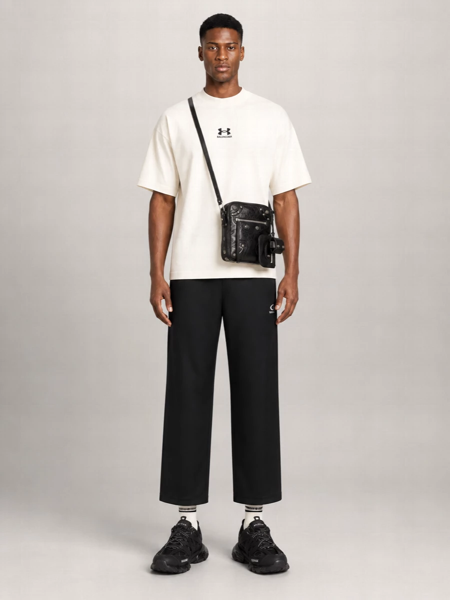 Balenciaga Cotton Oversized Short-Sleeve T-Shirt