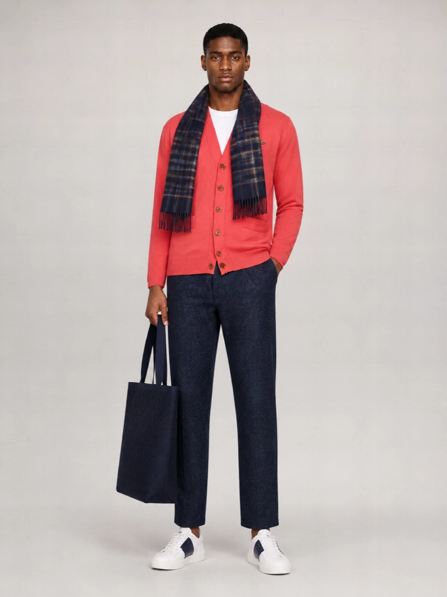 Missoni Checked Camel Hair Scarf
