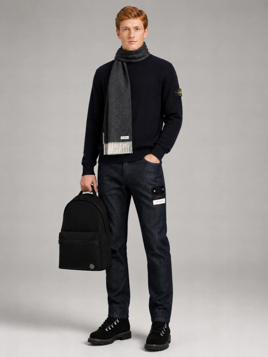 Jacquemus Wool-Blend Fringed Scarf