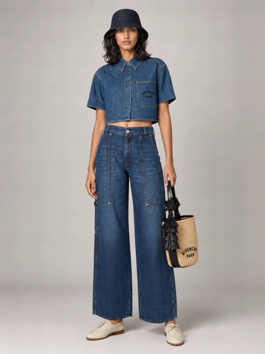 Givenchy Na Na Raffia Bucket Bag