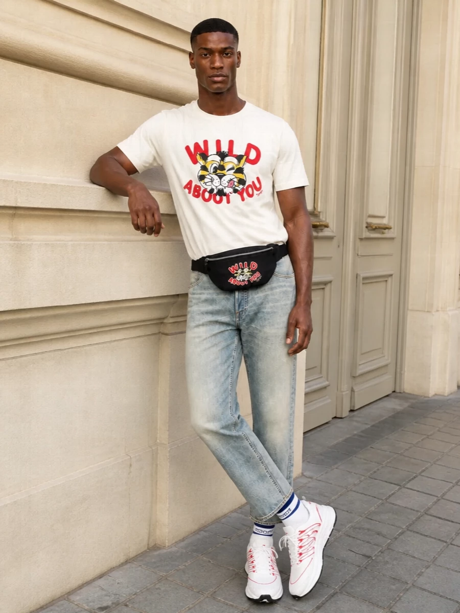 Kenzo wild about you tee jeans sneakers