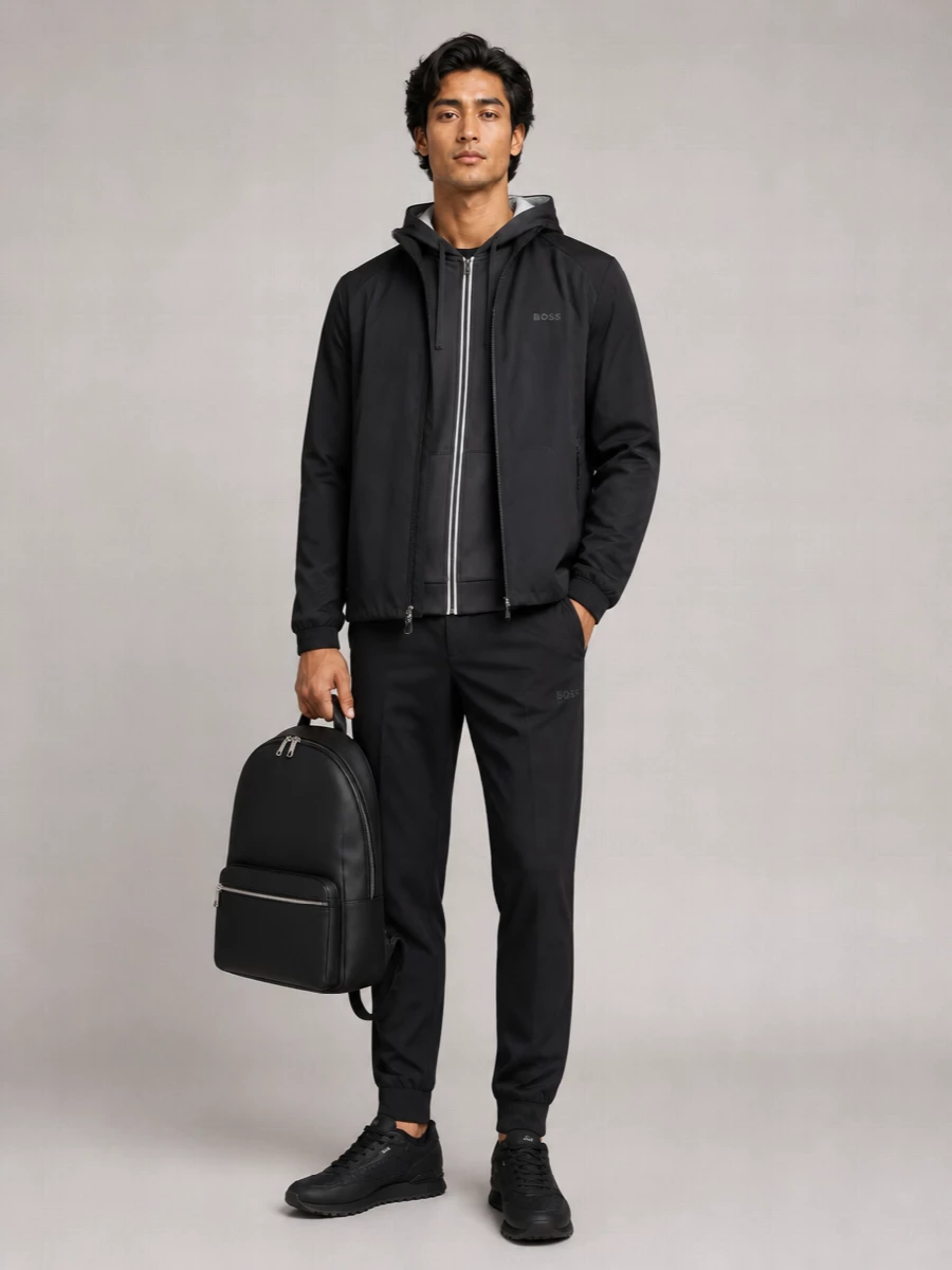 Boss High Collar Lightweight Jacket