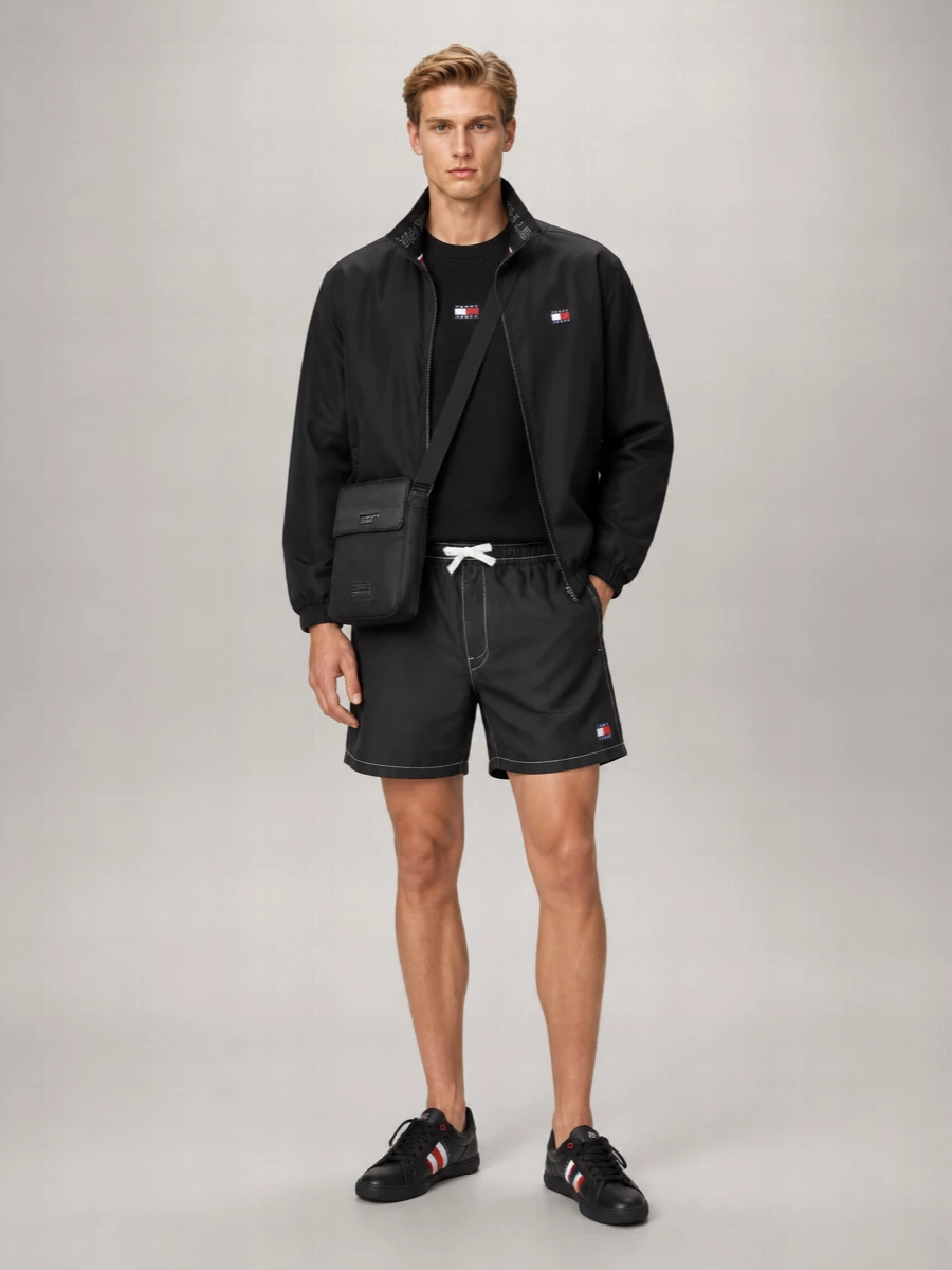 Tommy Hilfiger Leather Lace-Up Sneakers