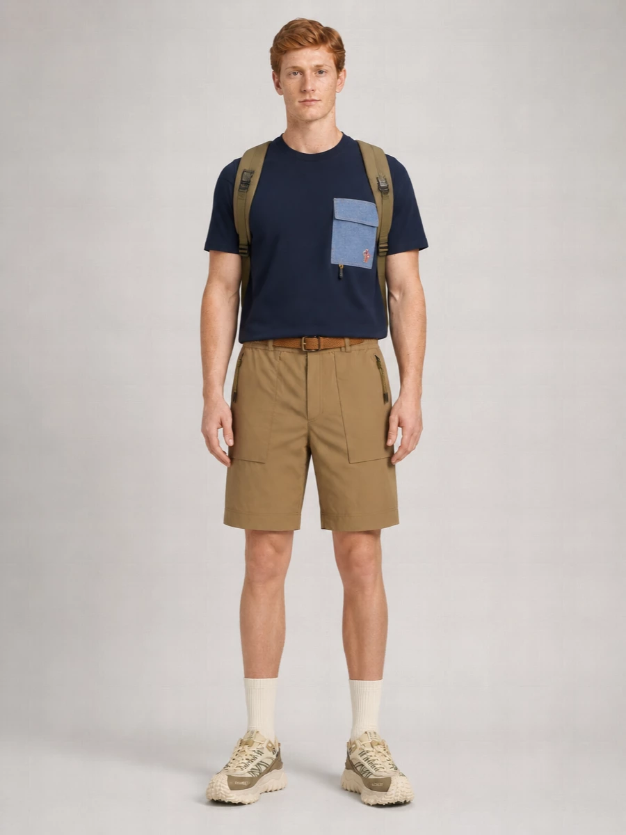 Moncler Grenoble Polyester Cargo Shorts
