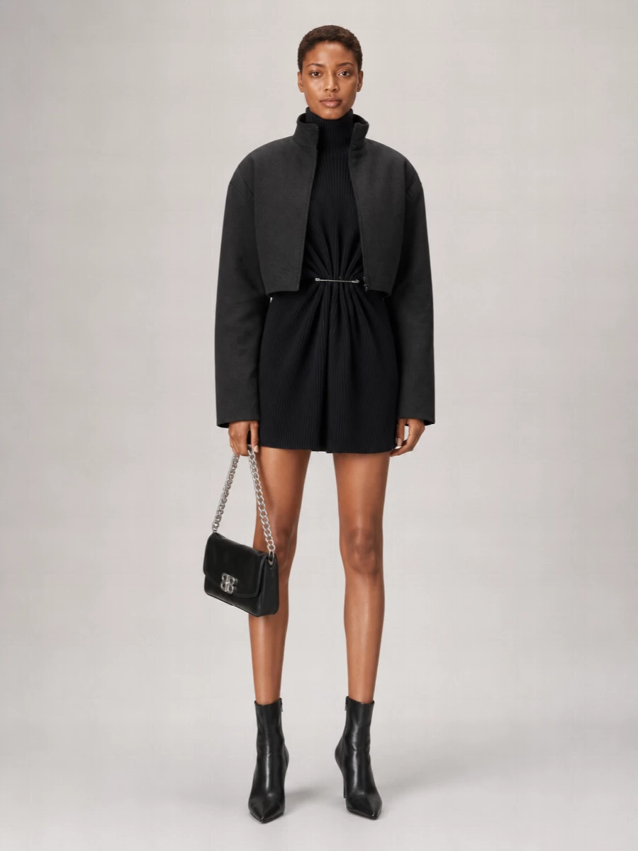 Balenciaga Oversized Linen Blend Jacket