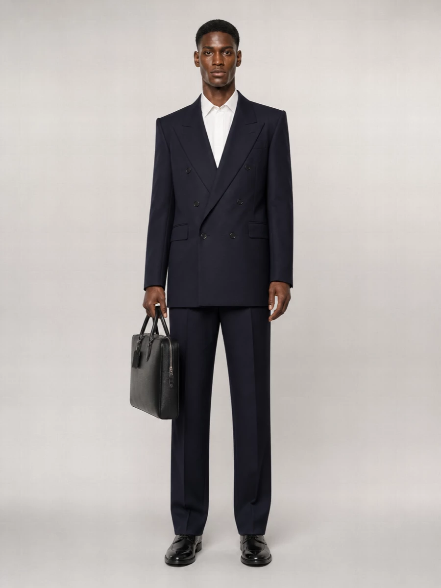 Junya Watanabe Cashmere Double-Breasted Long Coat