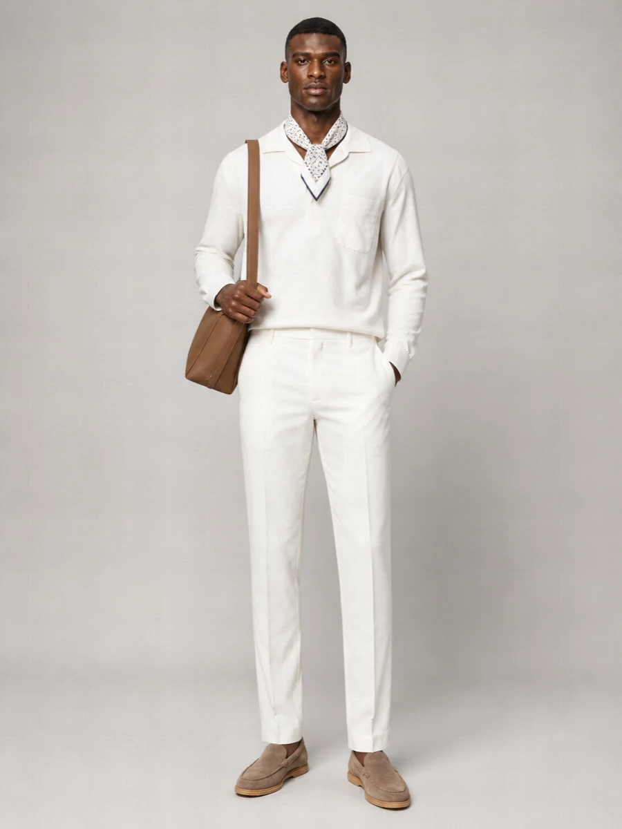 Lardini Cashmere Blend Long-Sleeve Shirt