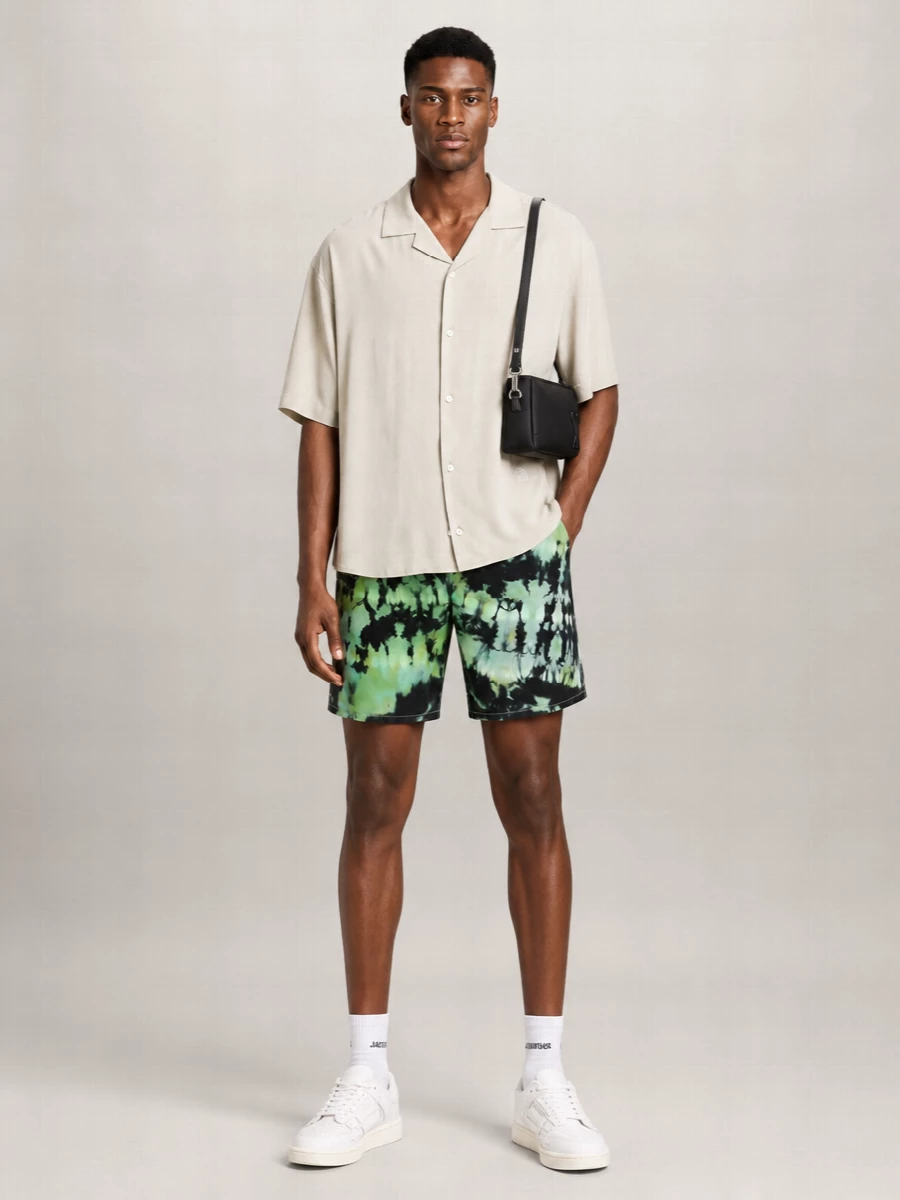 Ami Paris Tie-Dye Bermuda Shorts