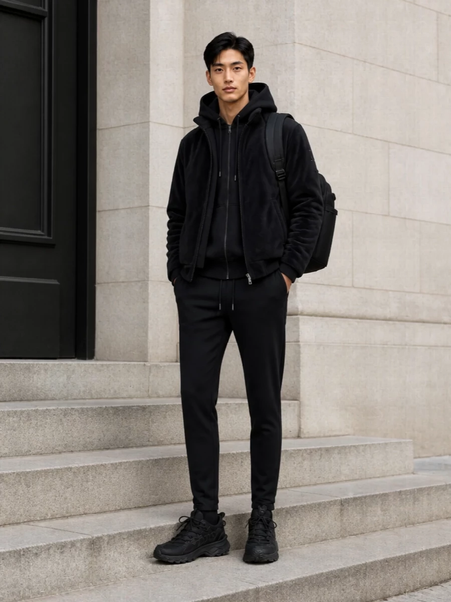 Moose knuckles jacket moncler joggers sneakers