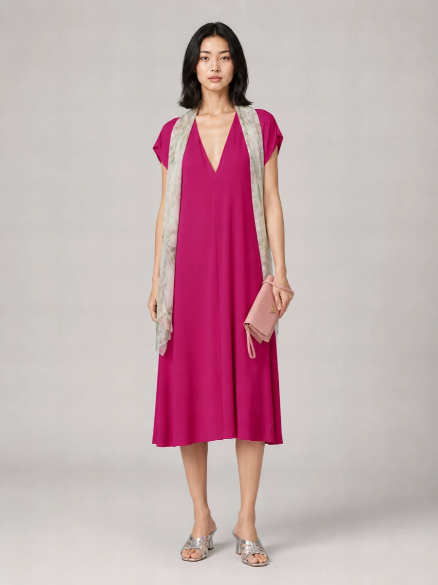 Dries Van Noten Silk Sleeveless Mini Dress
