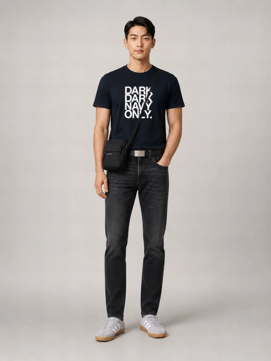 7 For All Mankind Stretch Denim Tapered Jeans