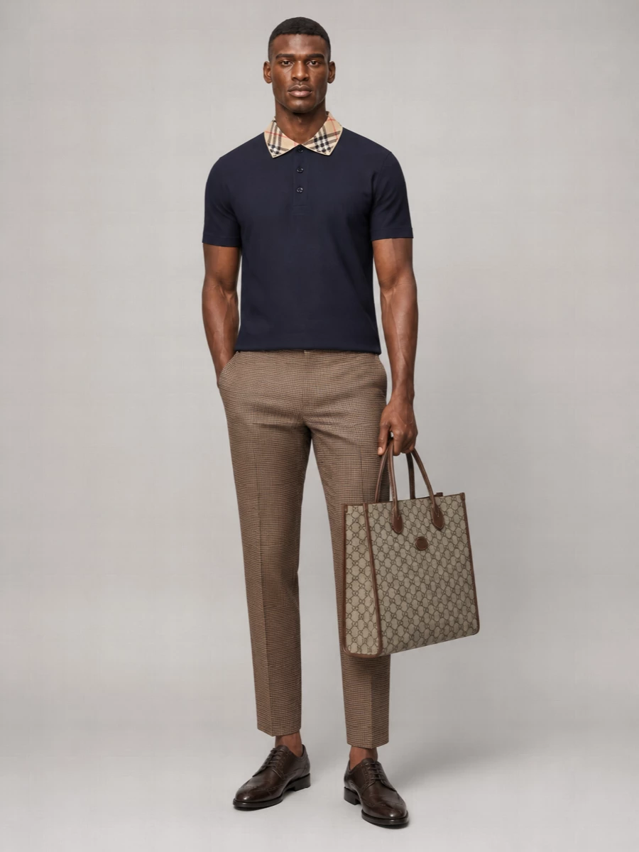 Gucci Leather Shopper Bag