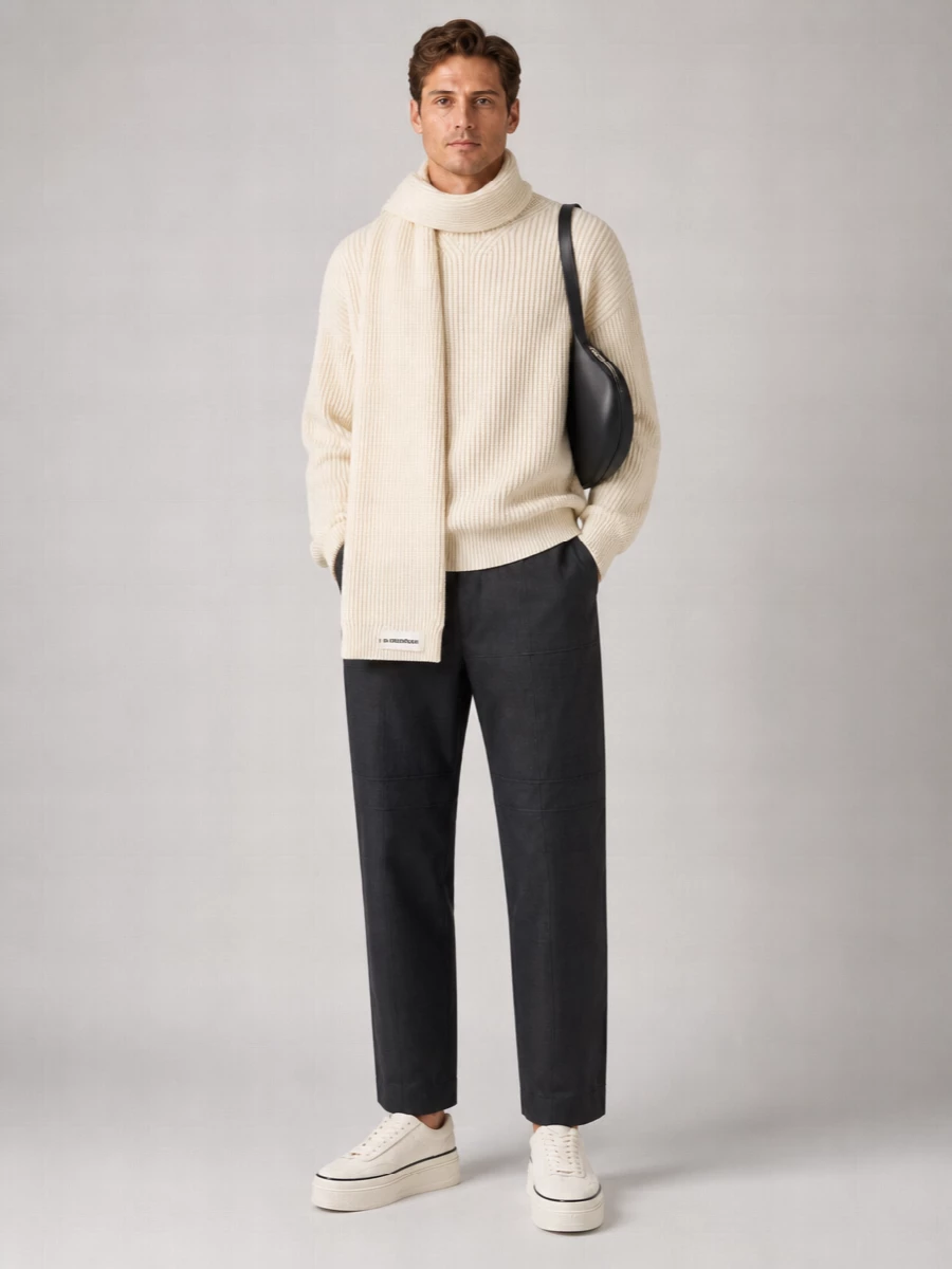 Jil Sander Chunky-Knit Wool Jumper