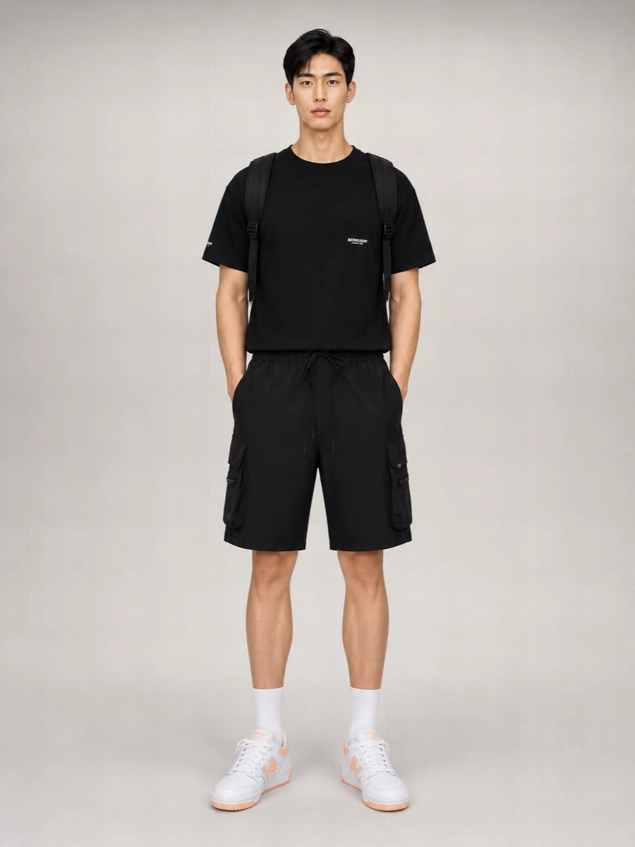 Represent Nylon Cargo Shorts