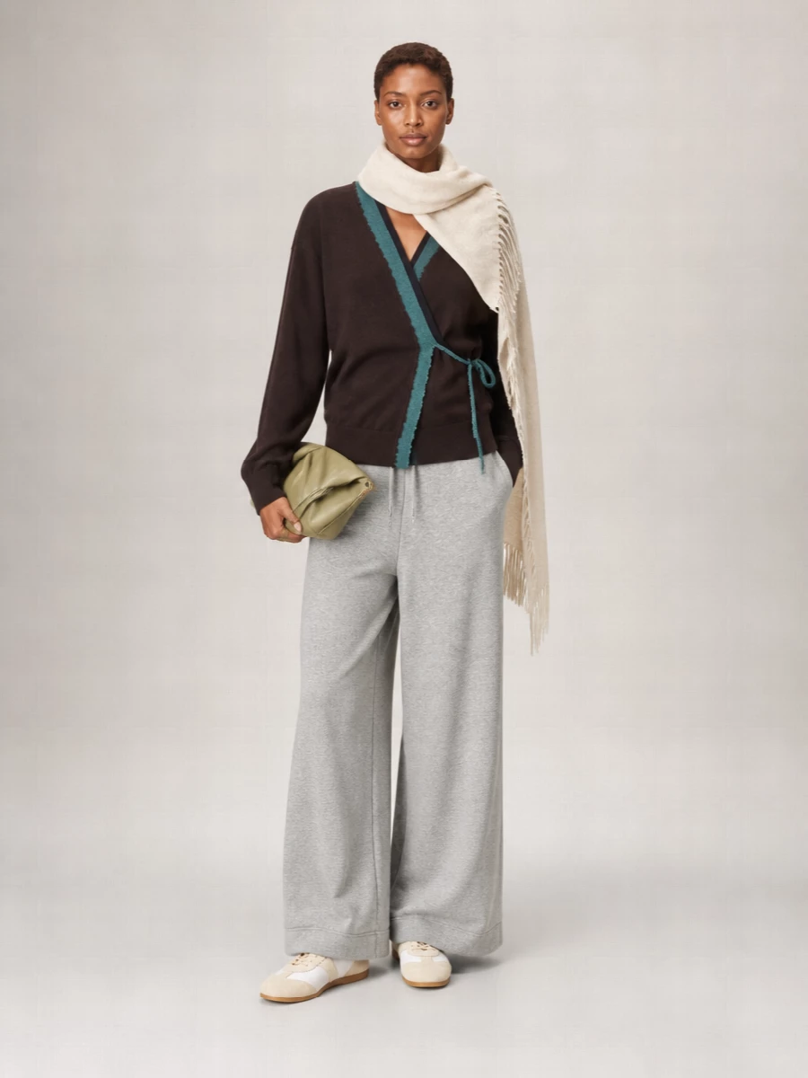 Dries Van Noten Cashmere Wrap Cardigan