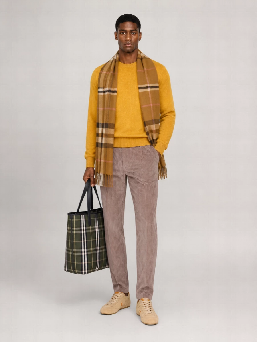 Baracuta virgin wool fine-knit crew-neck sweater