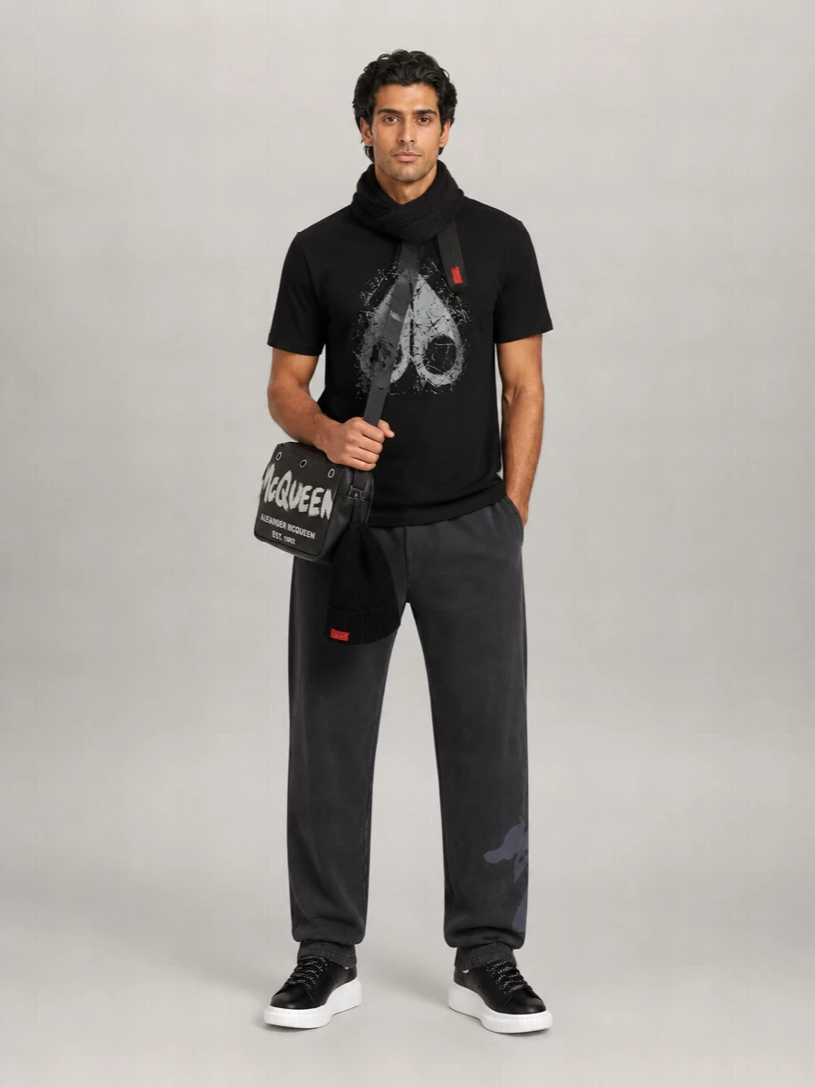 Moose Knuckles cotton slim-fit logo-print t-shirt