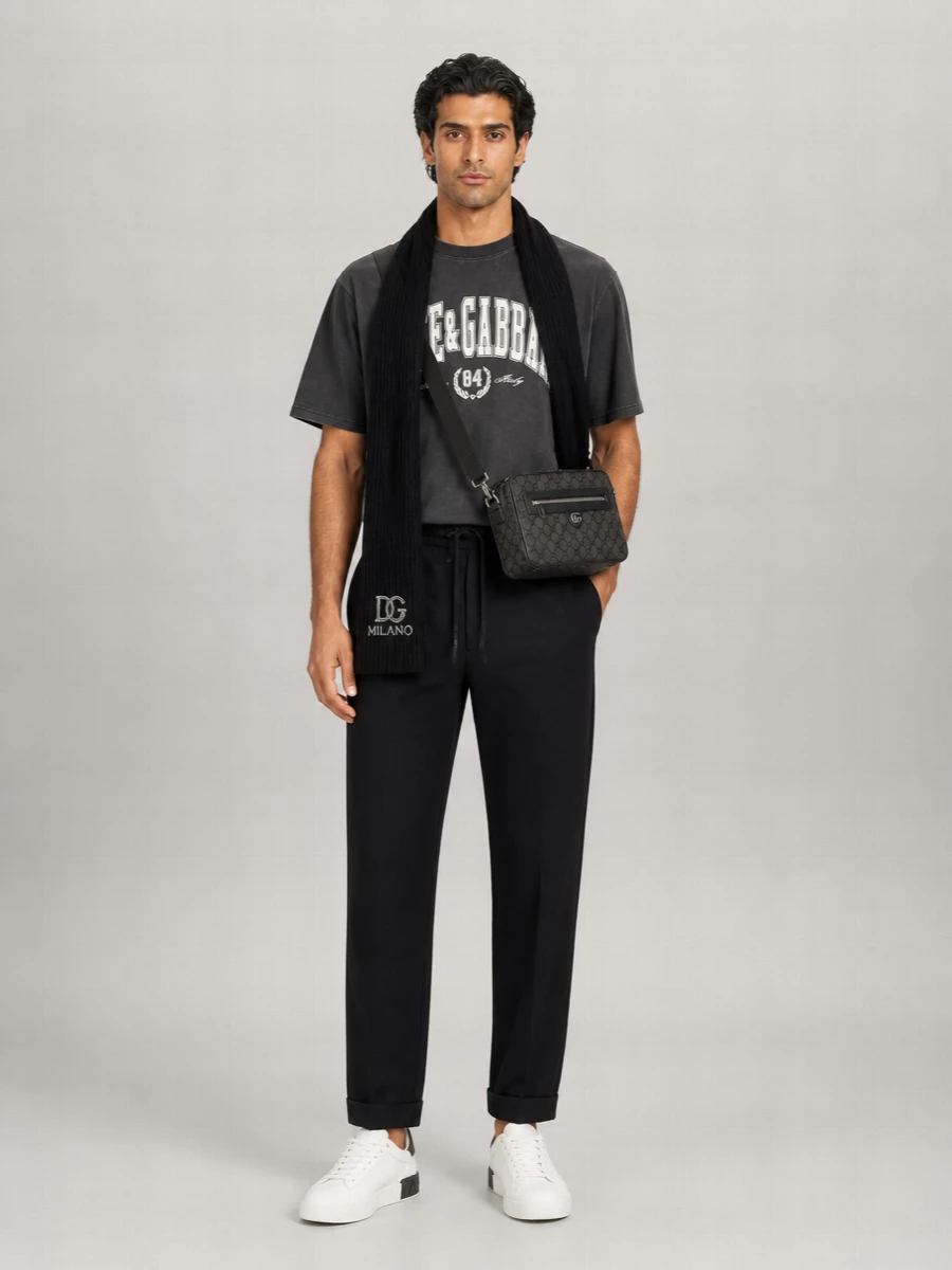 Dolce&Gabbana Cotton Printed Short-Sleeve T-Shirt