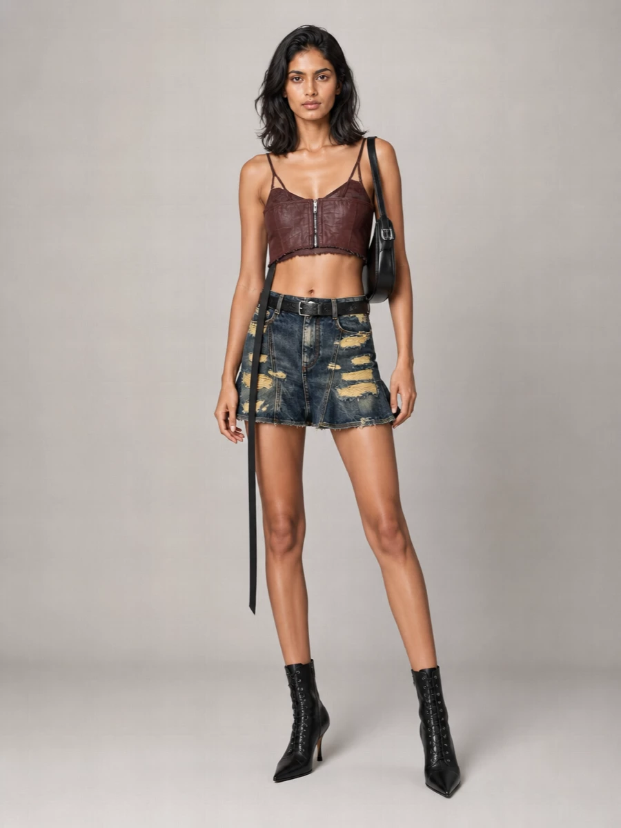 Marc Jacobs Cotton A-Line Skirt