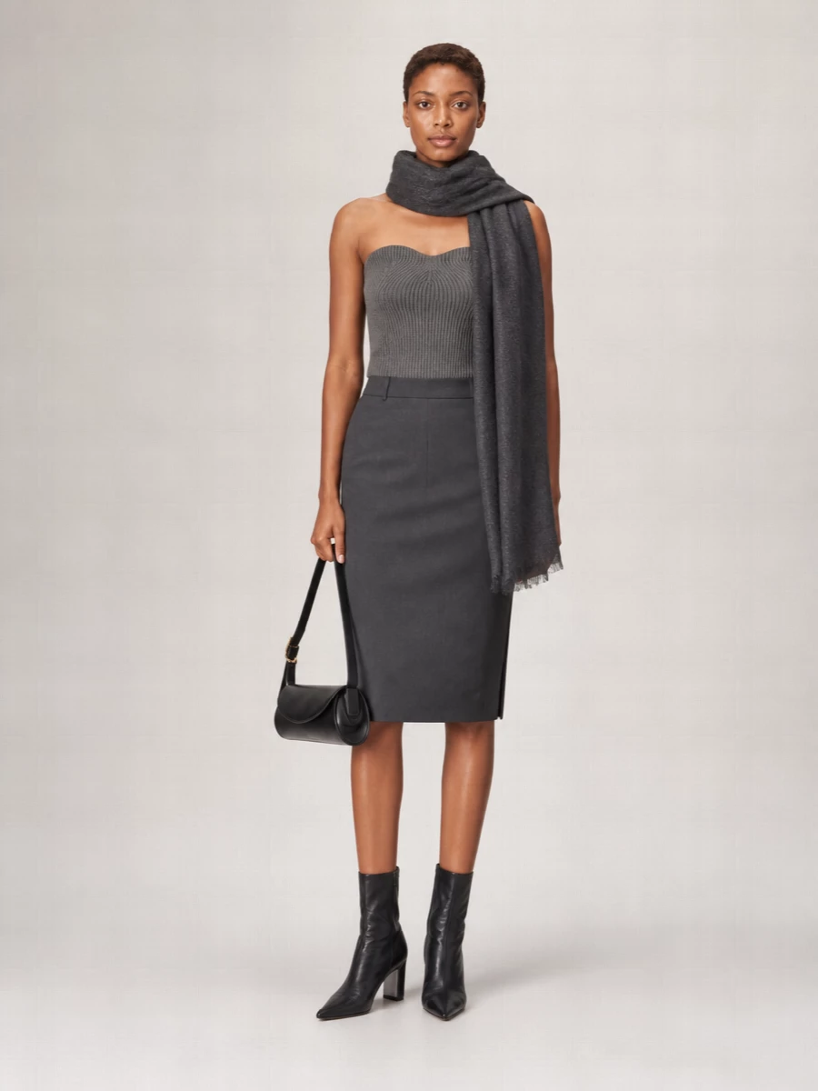 Jil Sander Strapless Knitted Top